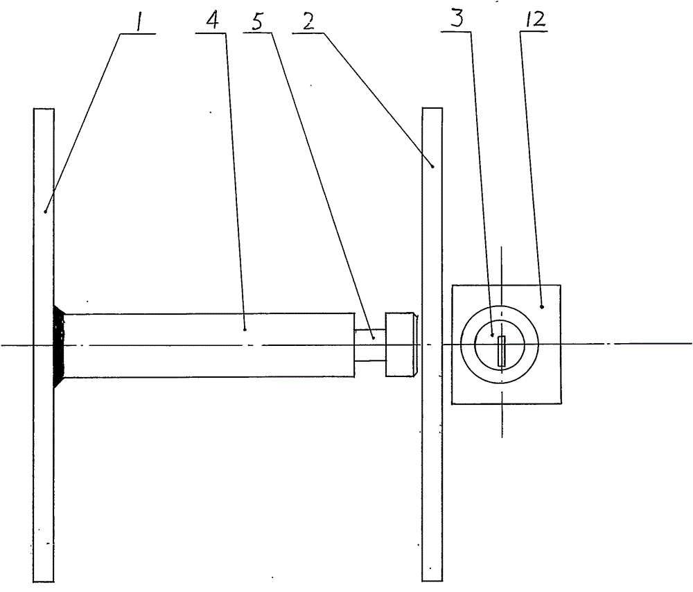 Clamping plate type anti-shearing lock of electric vehicle