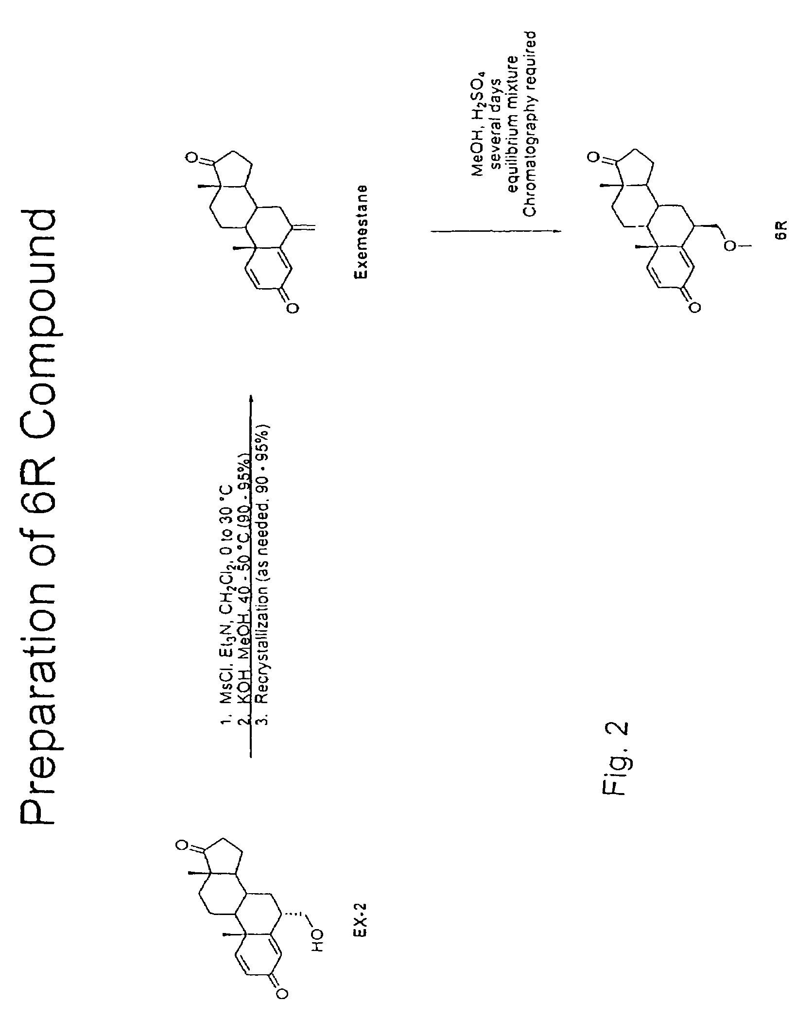 Exemestane compounds, compositions and related methods of use