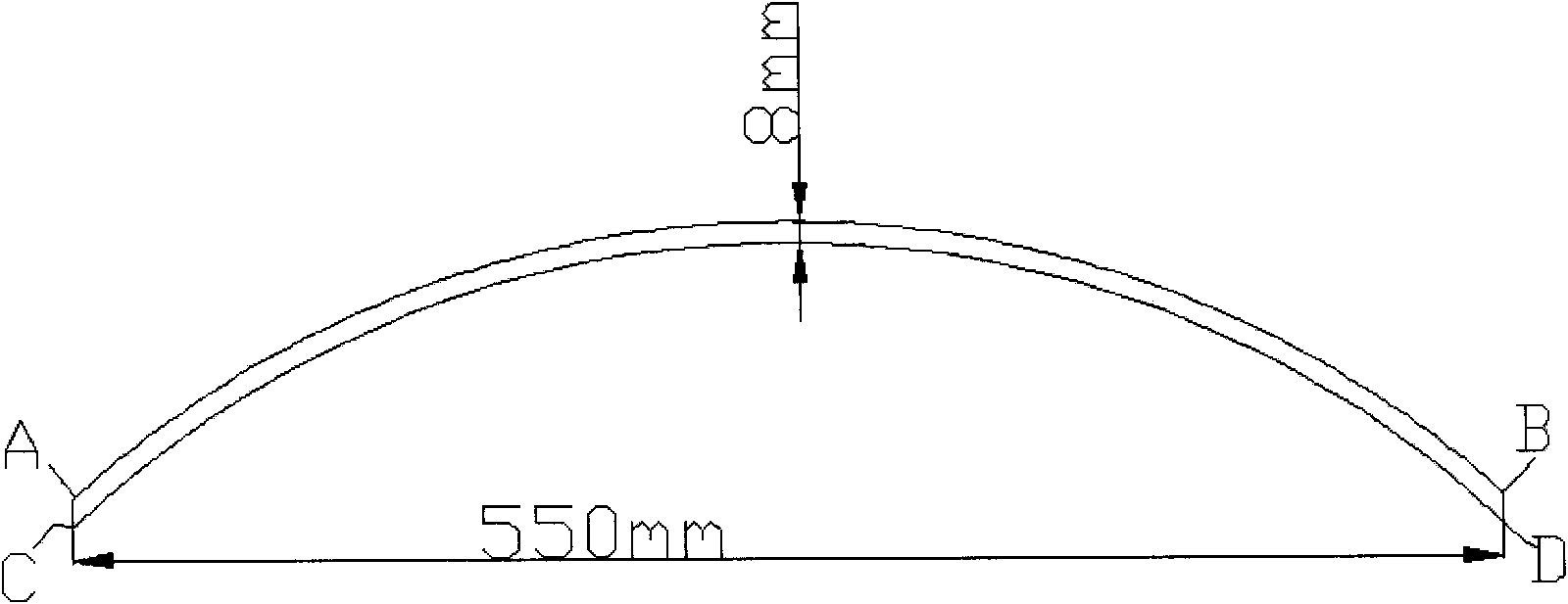 Large view field projection lithography objective lens