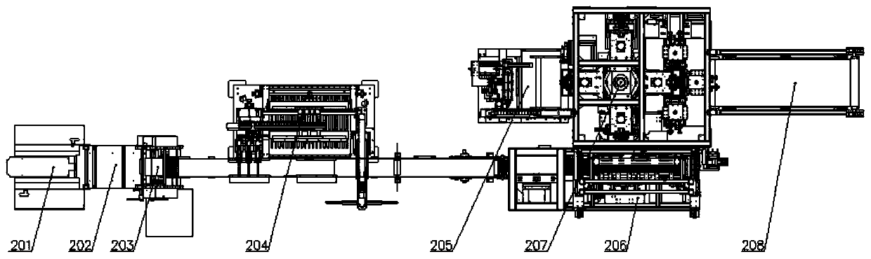 Automatic enclosure frame forming technique and equipment for packaging box