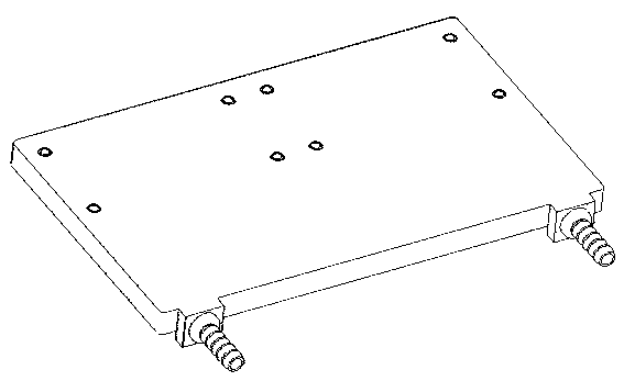 Cooling device assorted with to-be-cooled modules