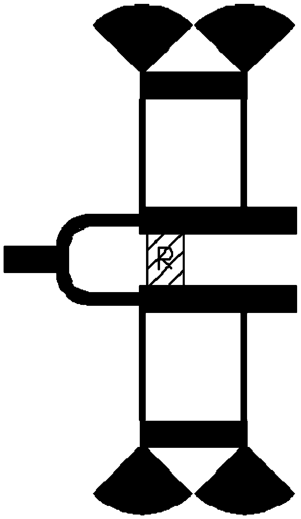 Wilkinson power divider with low insertion loss characteristic