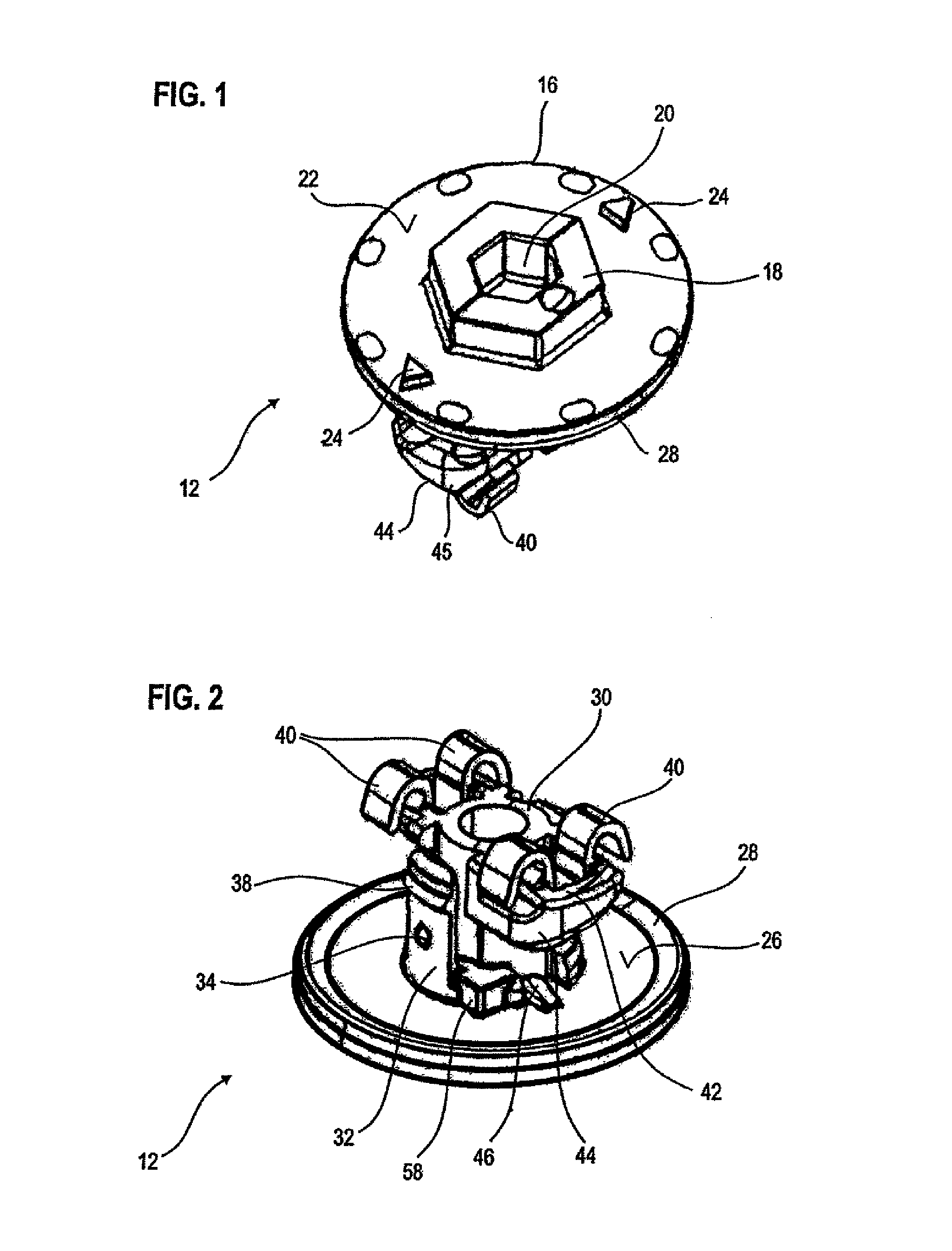 Connecting element and connecting arrangement