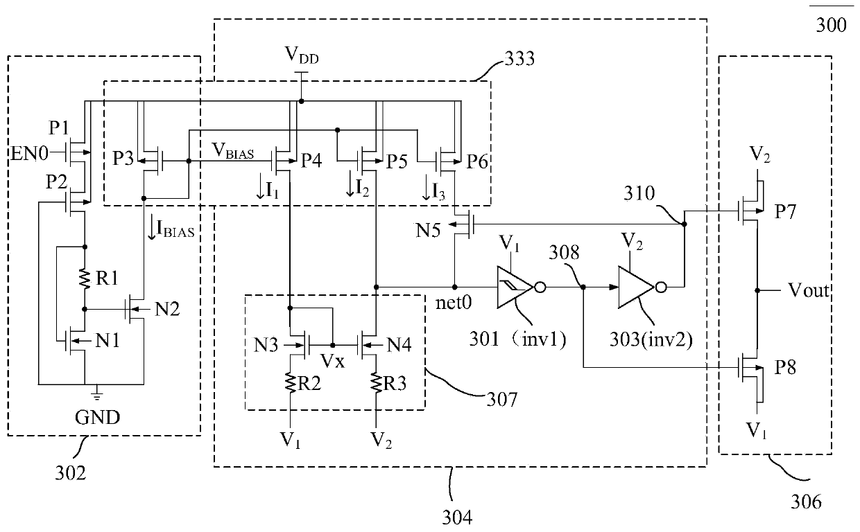 A voltage selection circuit and method