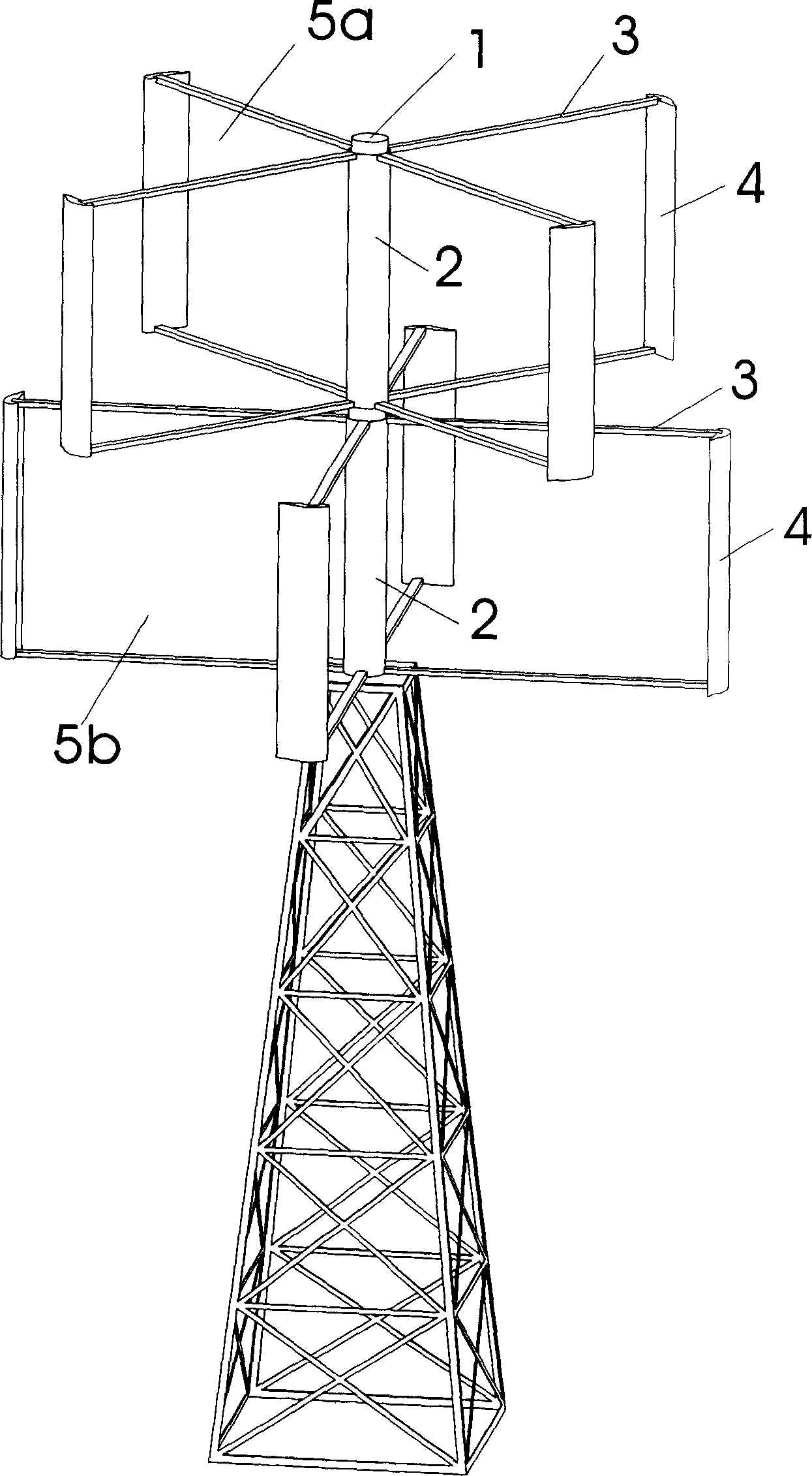 Windwheel of large-scale wind energy power device