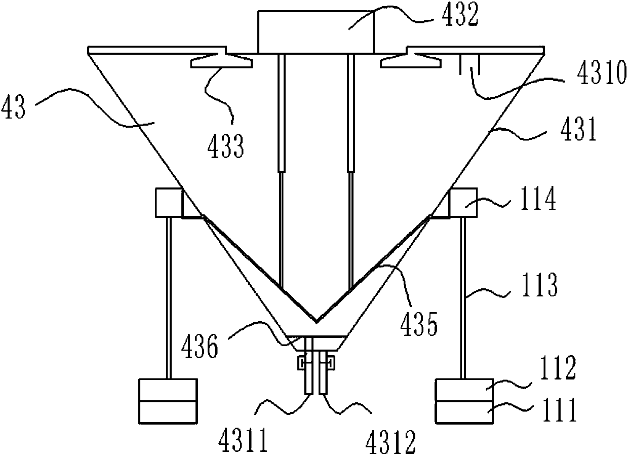 Seed growth experimental device combining screening, disinfection and cleaning