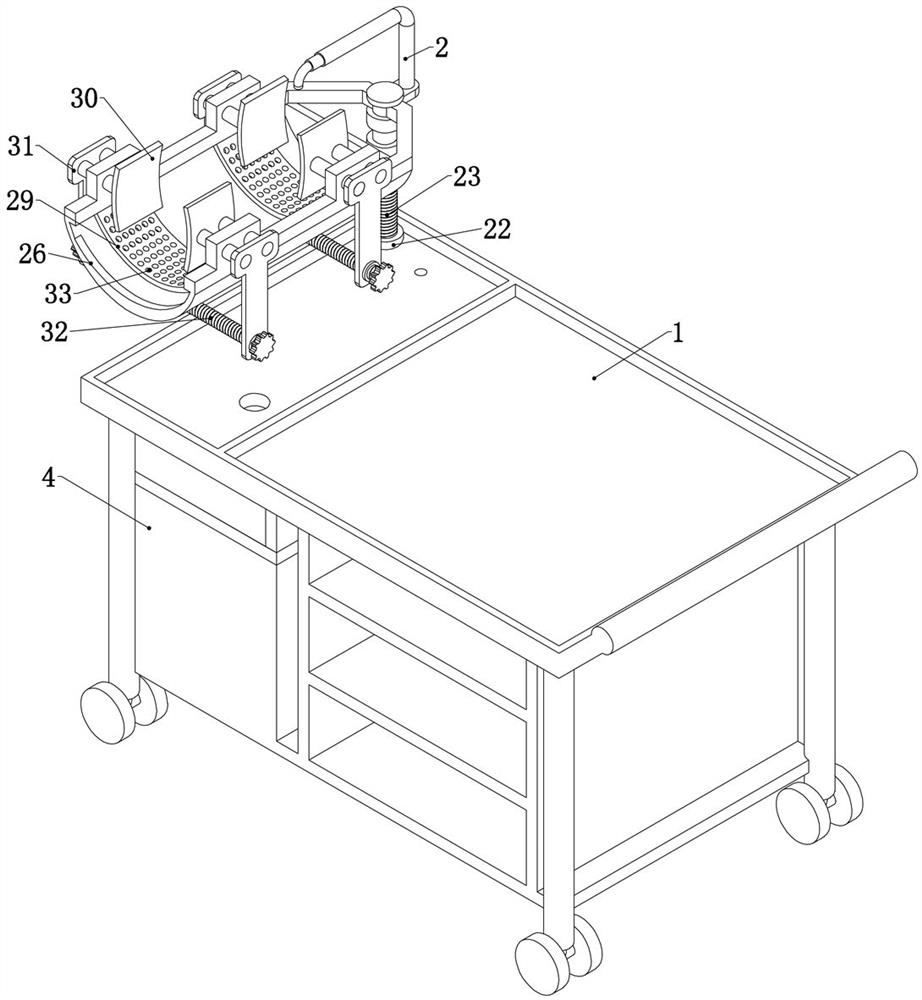 A dressing changing cart for surgical care