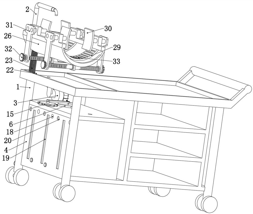 A dressing changing cart for surgical care