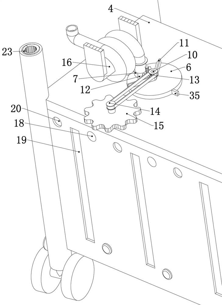 A dressing changing cart for surgical care