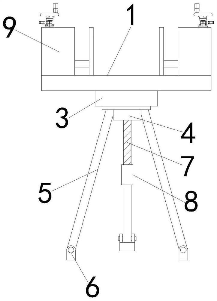 Automatic distance measuring support for construction engineering