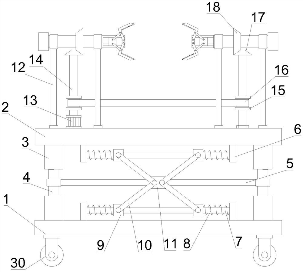 A fixed bracket for motor production