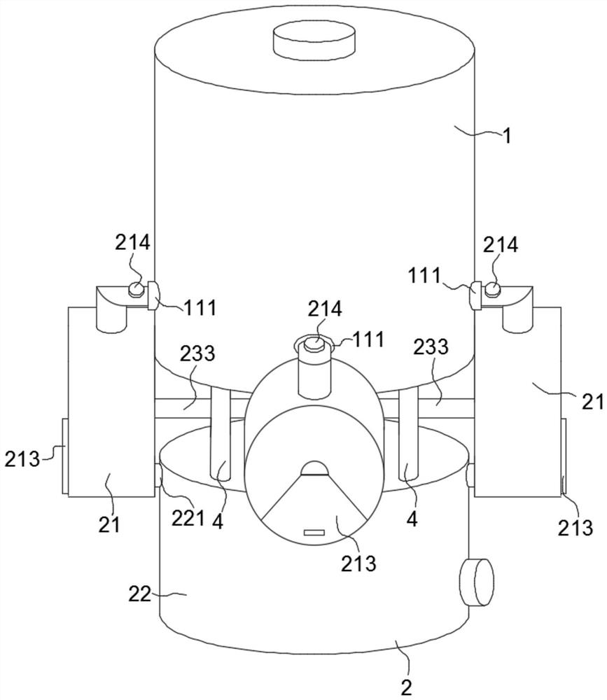 A domestic sewage dephosphorization and nitrogen removal device for agricultural irrigation