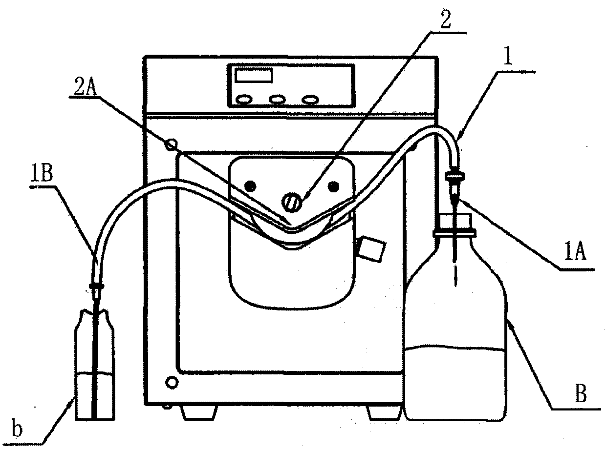 Quantitative medicine dispensing device and method for direct medicine liquid transfer