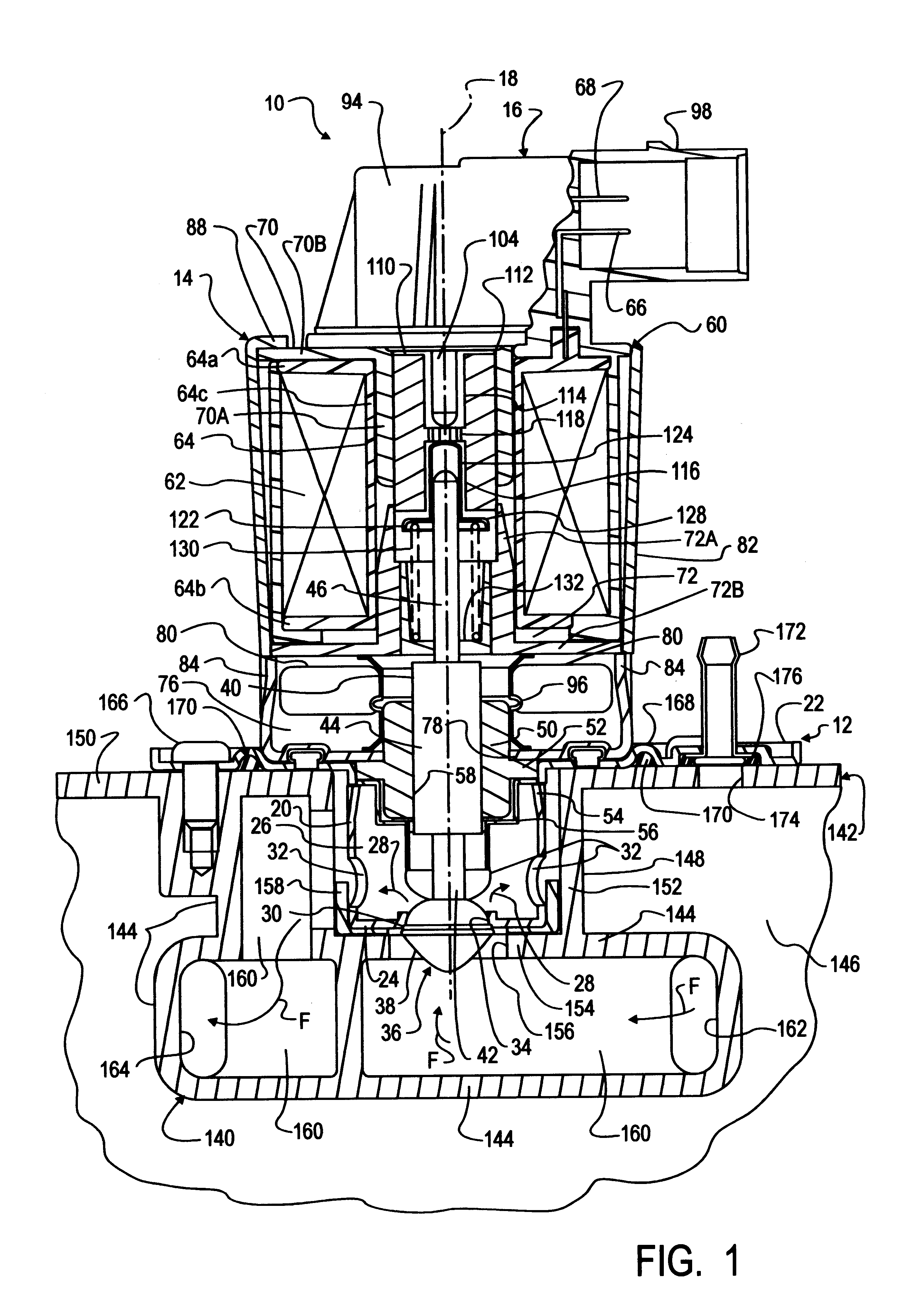 Engine mounting of an exhaust gas recirculation valve