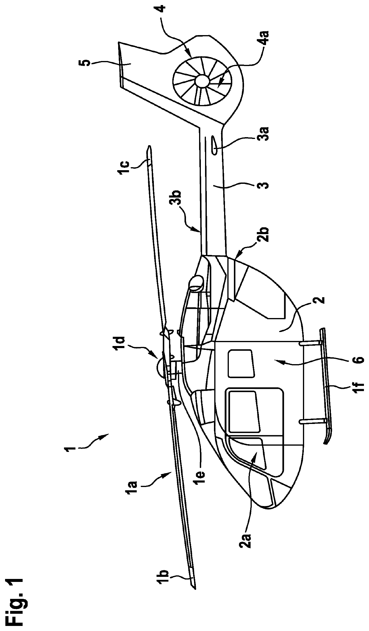 Rotary wing aircraft with a fuselage that comprises at least one structural stiffened panel