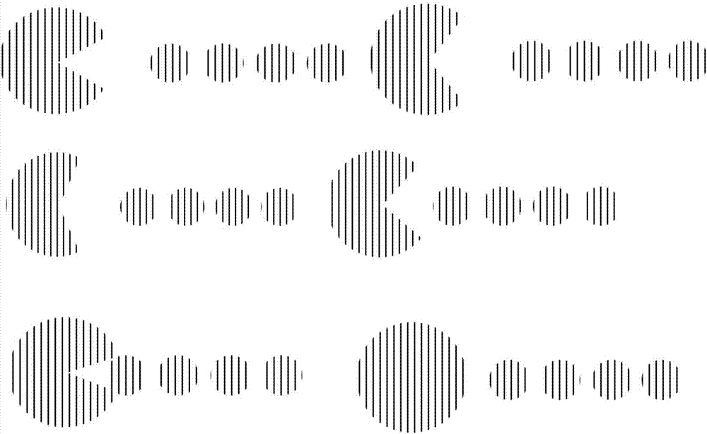 Manufacturing method of dynamic Moire patterns for frame insertion and anti-counterfeiting in printing