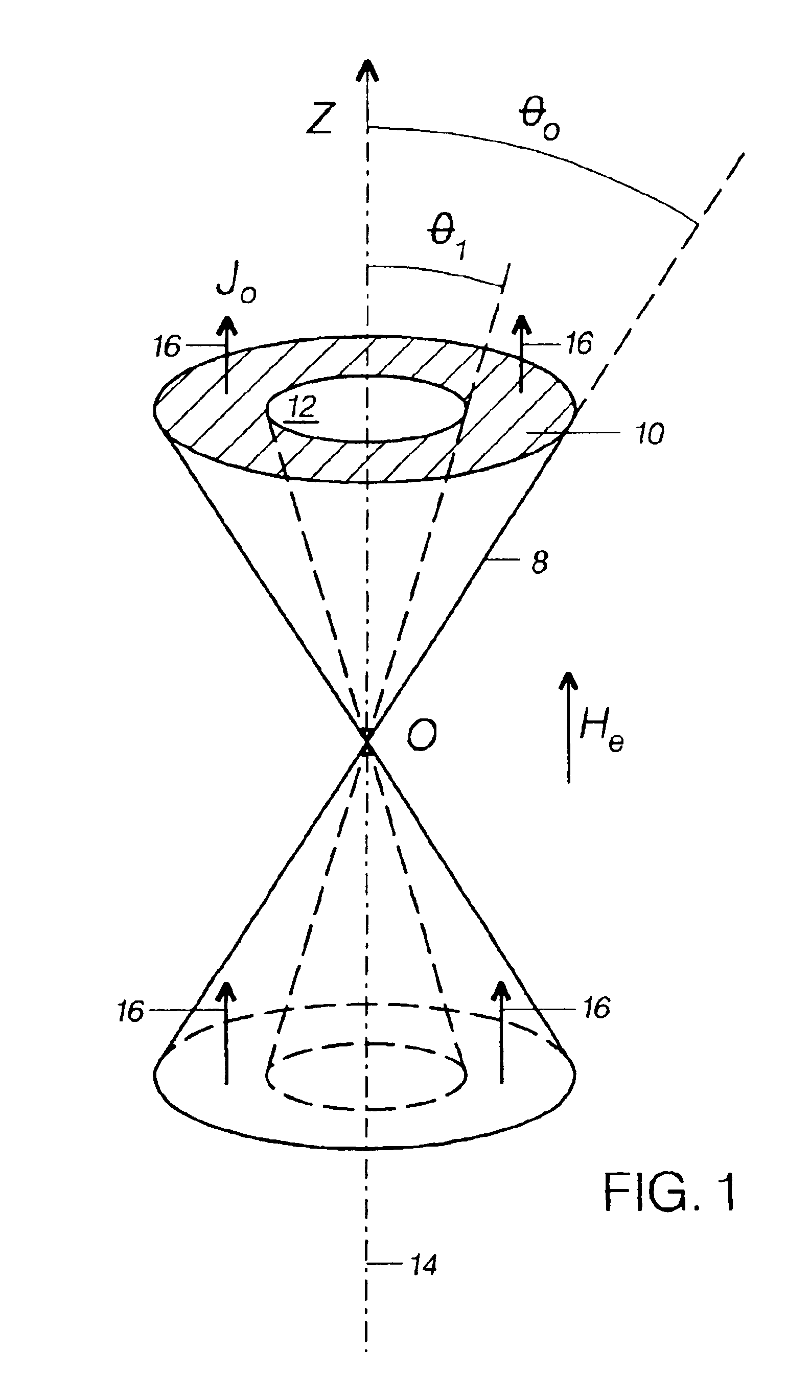 NMR imaging system with conical permanent magnet