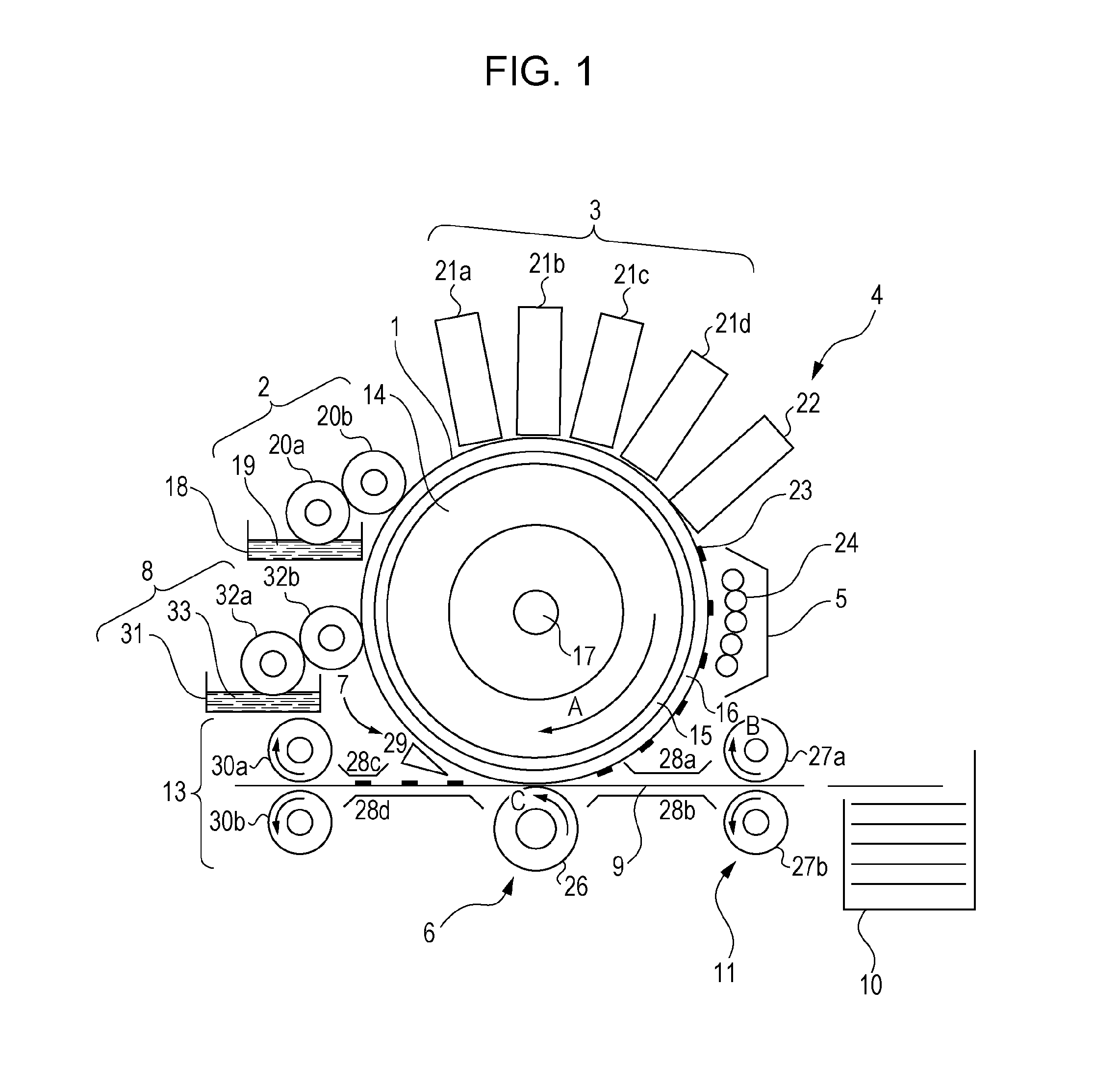 Image forming method and image forming apparatus for forming an image on an intermediate transfer medium
