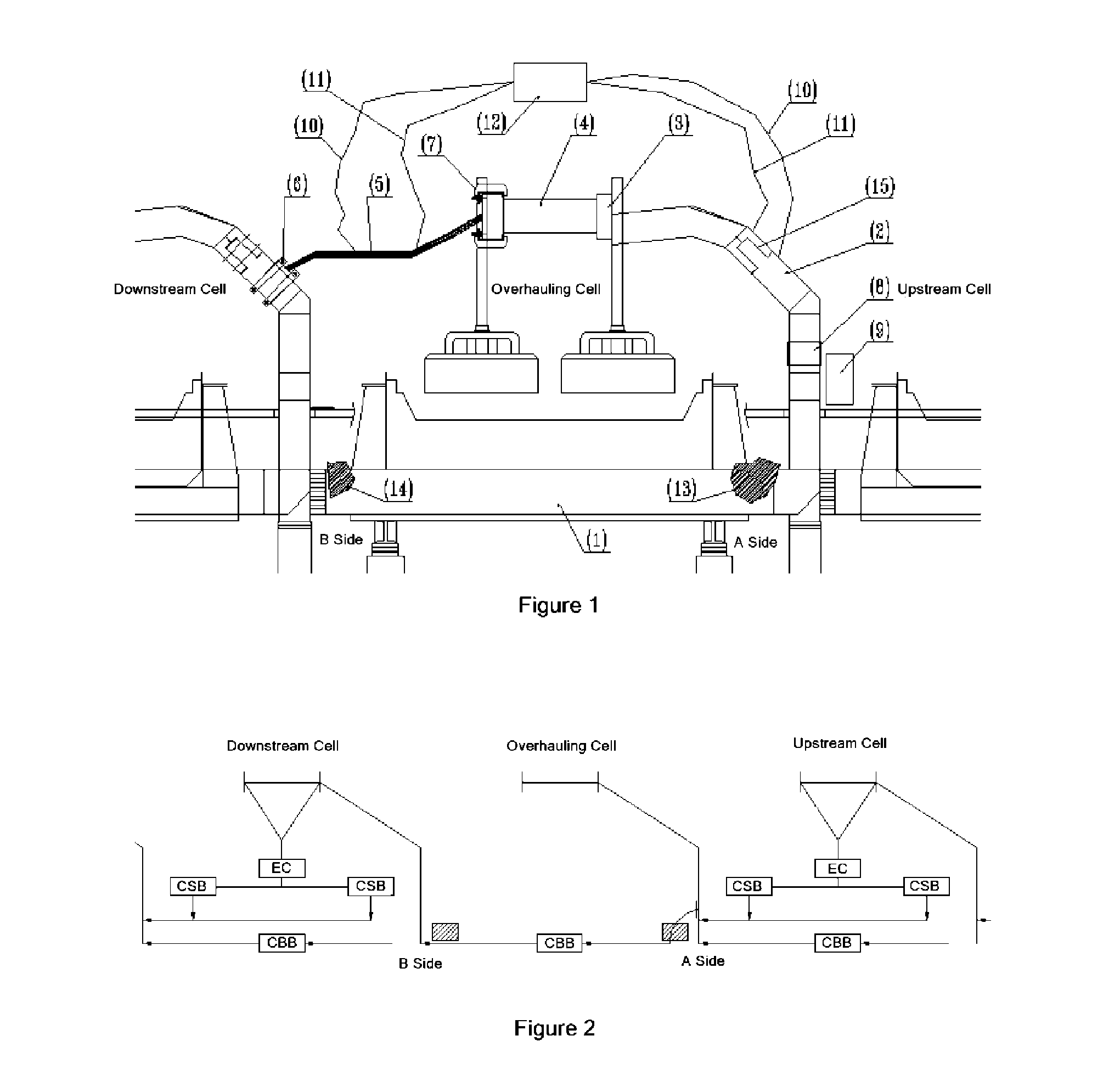 Live welding method and arrangement for aluminum electrolytic cell under series full current