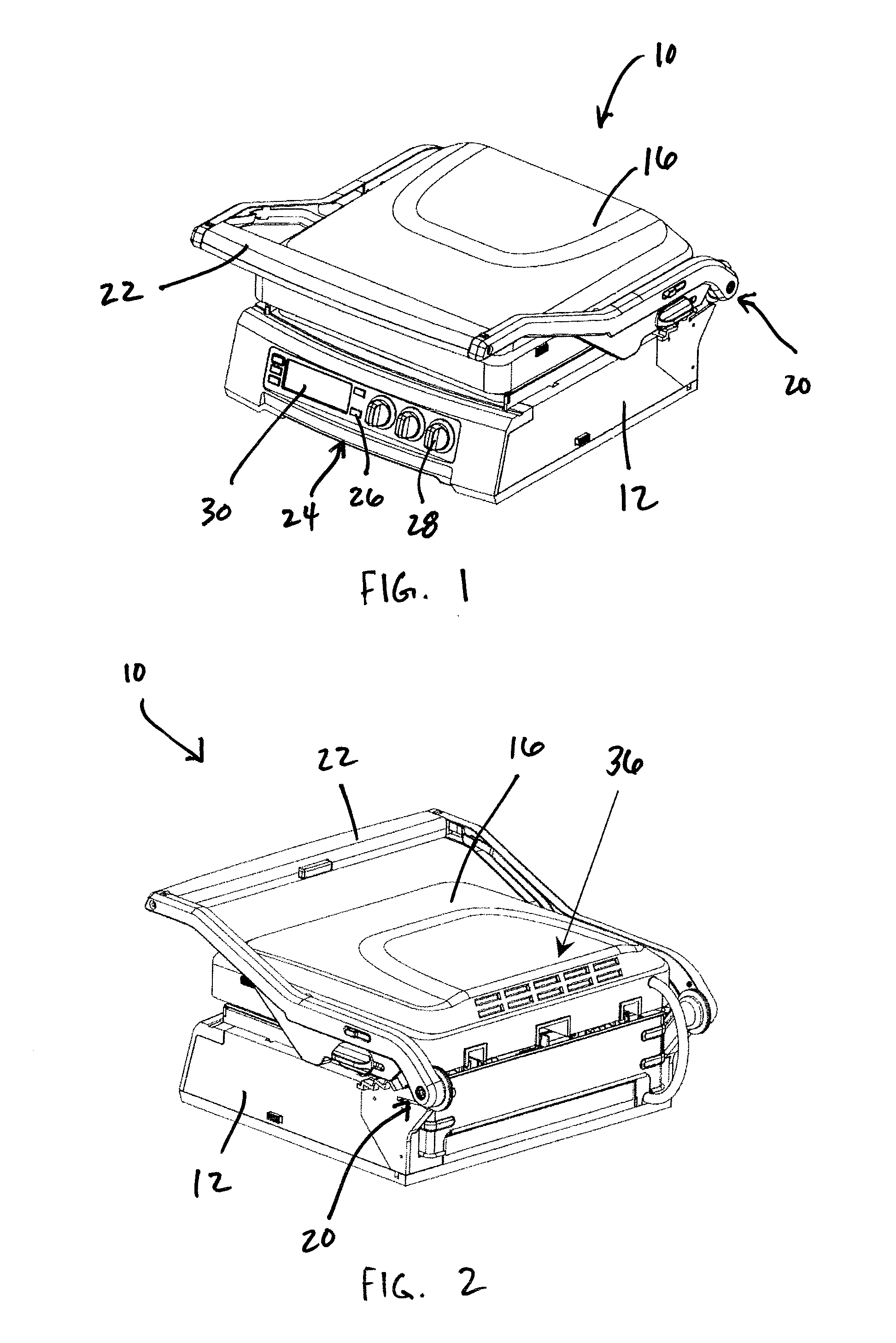 Smoke exhaust system for a cooking appliance