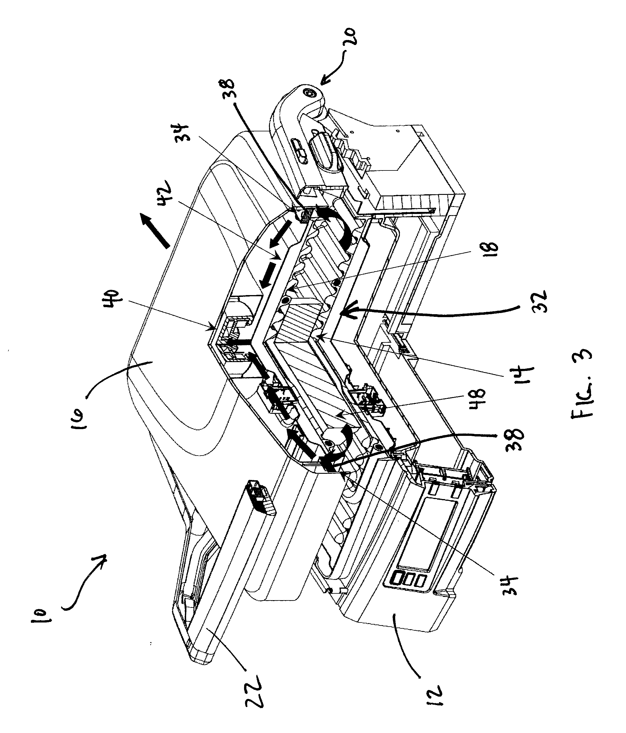 Smoke exhaust system for a cooking appliance