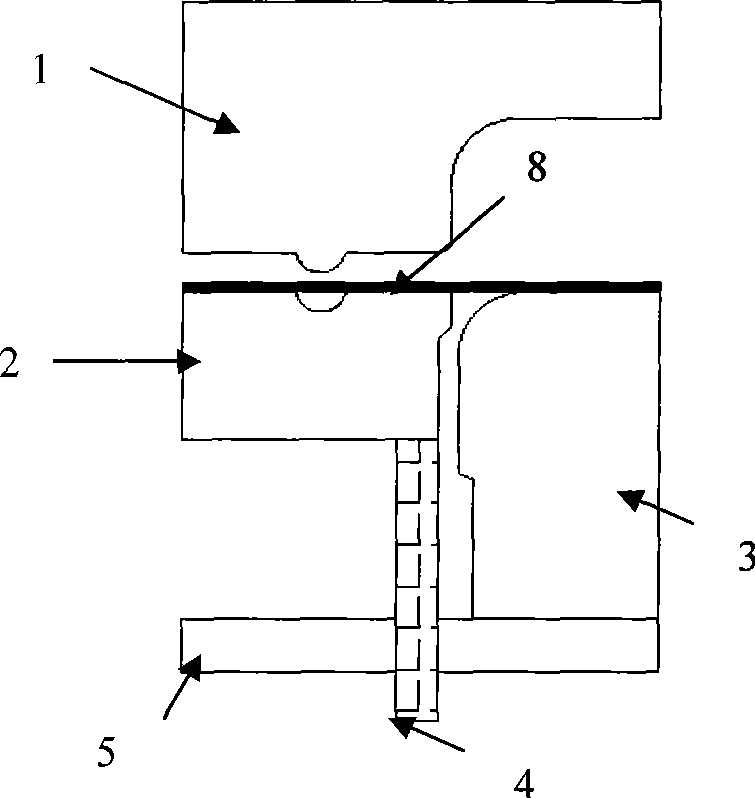Method for using balance post rod in drawing process for machining high-tension material asymmetrical component
