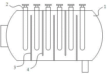 Maleic anhydride reaction cooling device