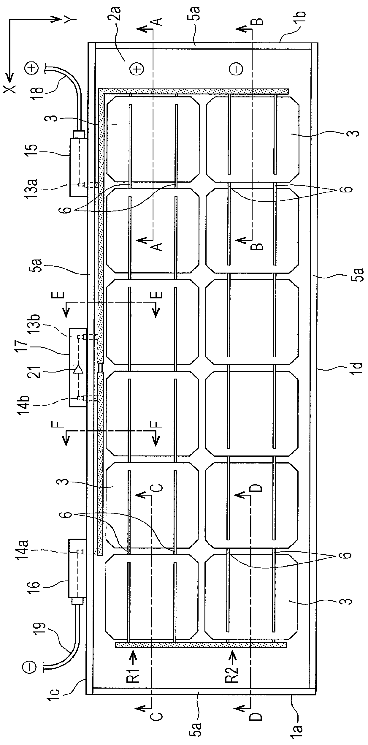 Solar battery module, and method of manufacturing solar battery module