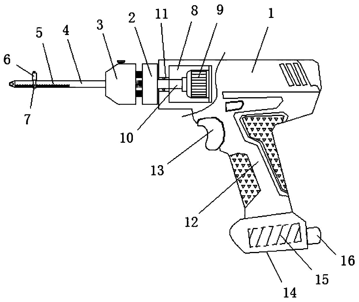 Improved minimally invasive cranial drill for neurosurgery clinical operation