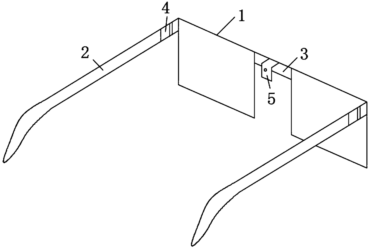 3D glasses convenient to detach