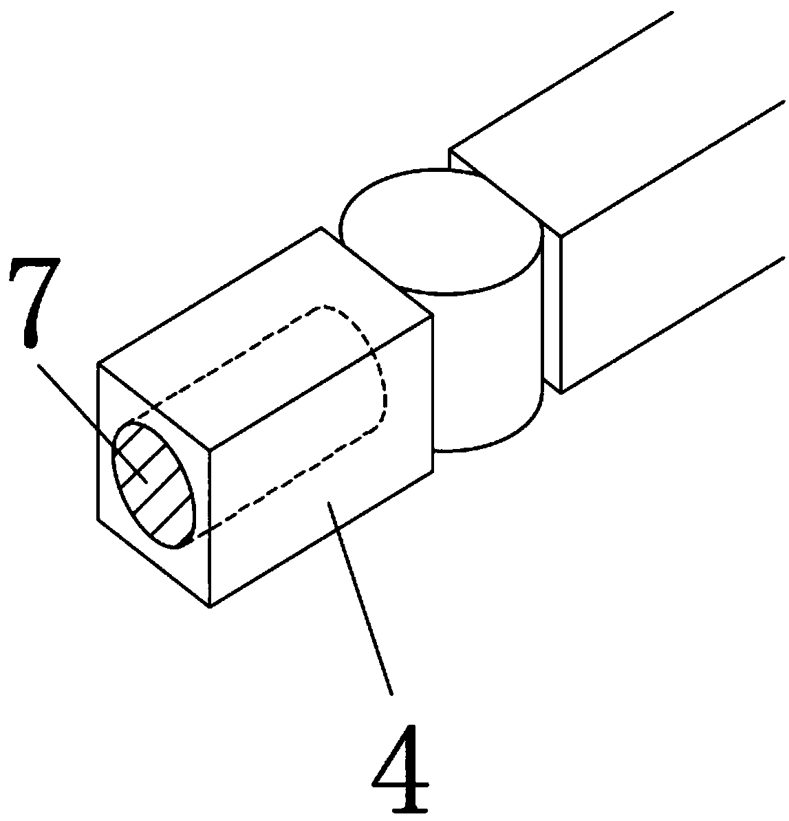 3D glasses convenient to detach