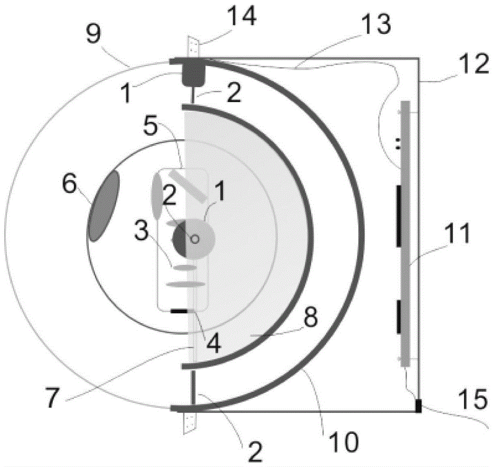 Intelligent biometric monitoring assembly and monitoring method based on double iris, three-dimensional face and voiceprint recognition