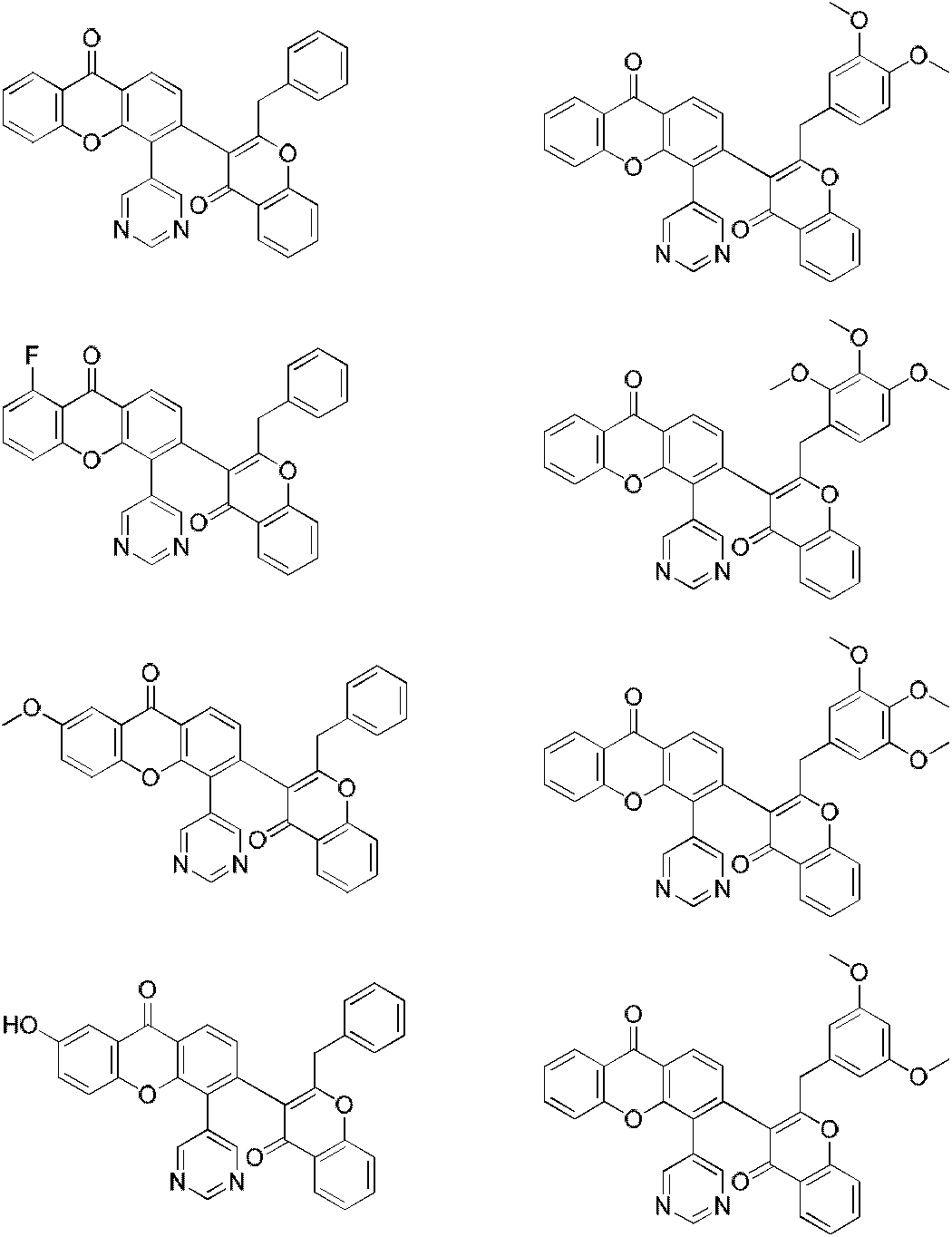 A class of xanthochromone compounds and their preparation method and use