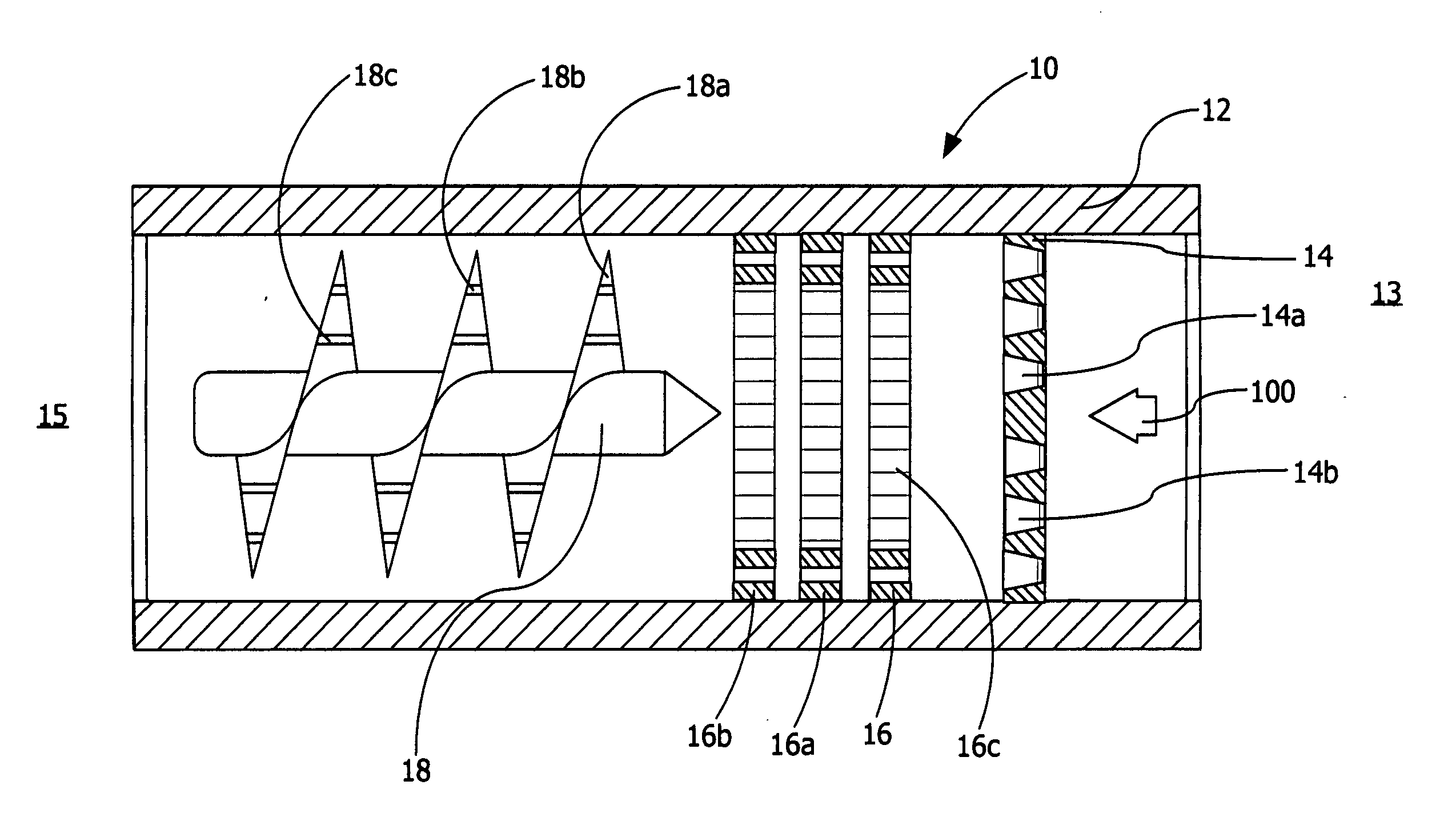 Method and apparatus for separating contaminants in fluids and gas