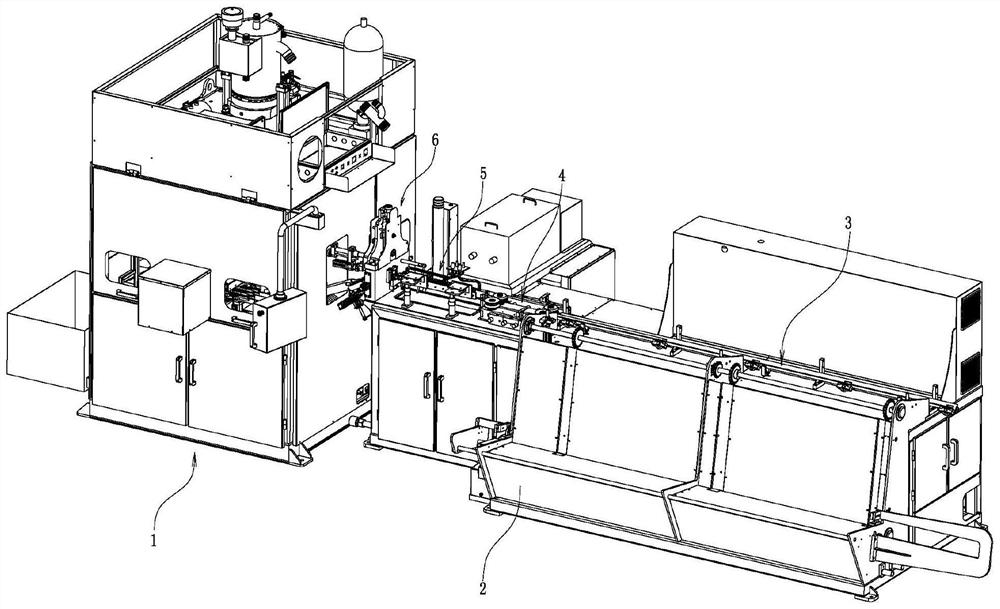 Valve hot punching equipment