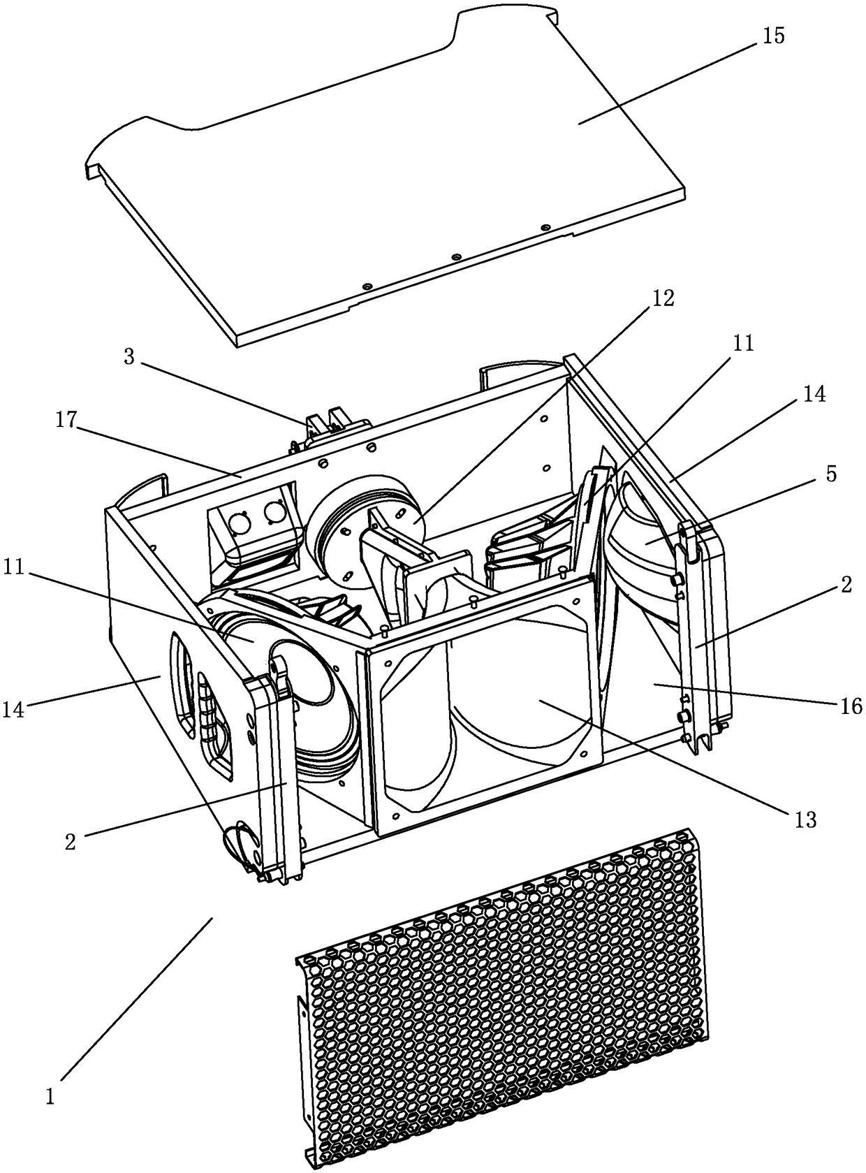 A kind of airflow compression speaker