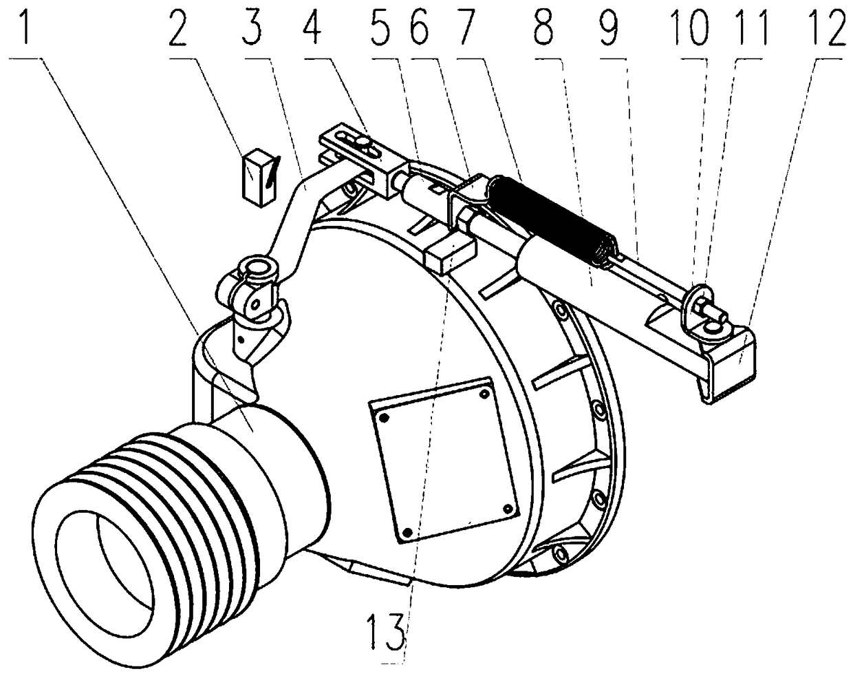 A main clutch electronically controlled hydraulic control mechanism for harvester