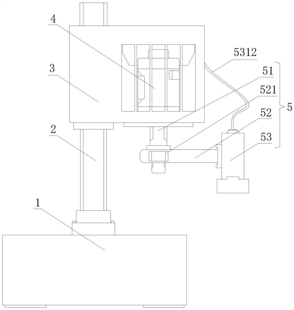 Sound cone assembling device of loudspeaker and implementation method thereof