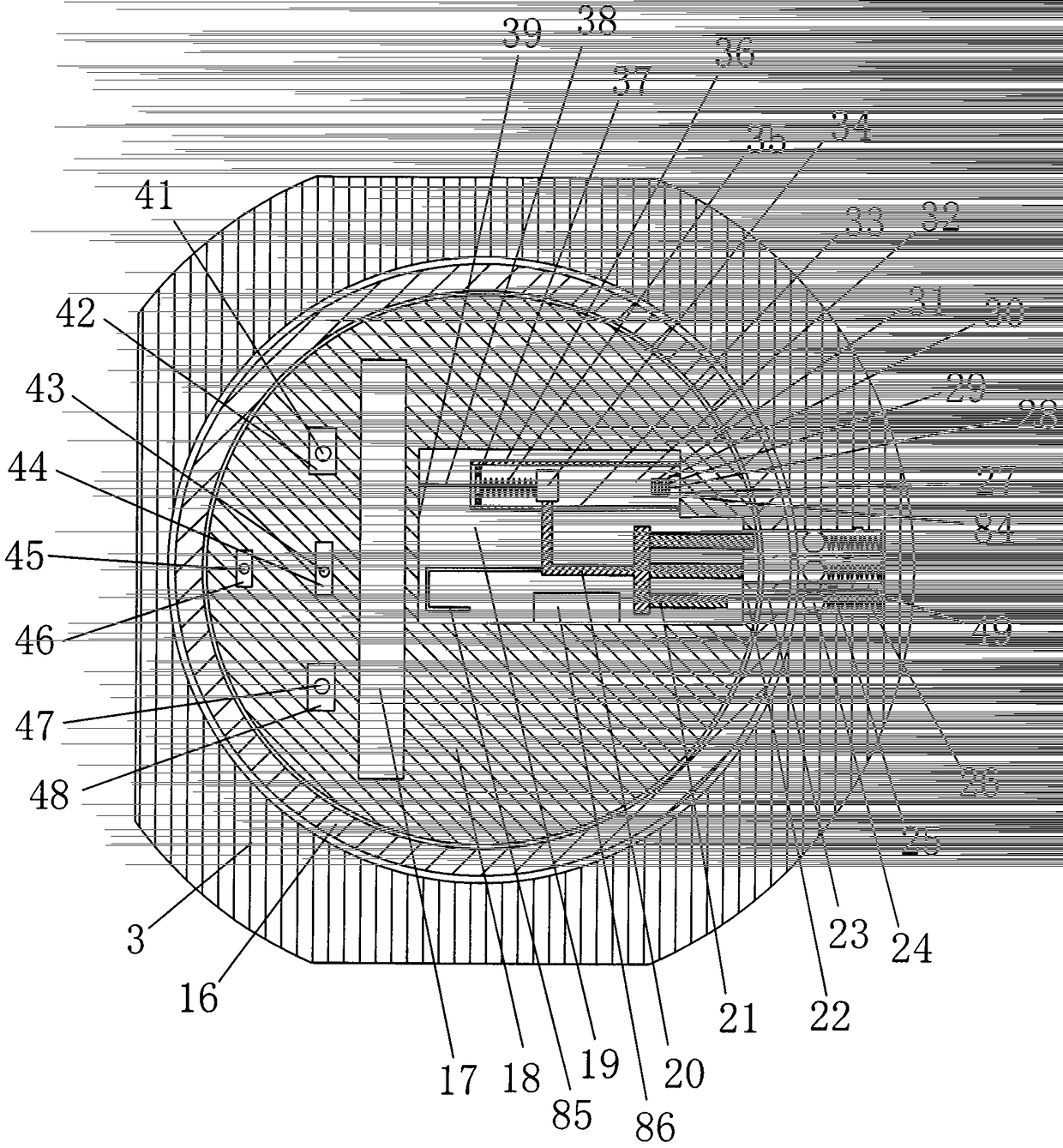 Hockey lock system that can actively lock