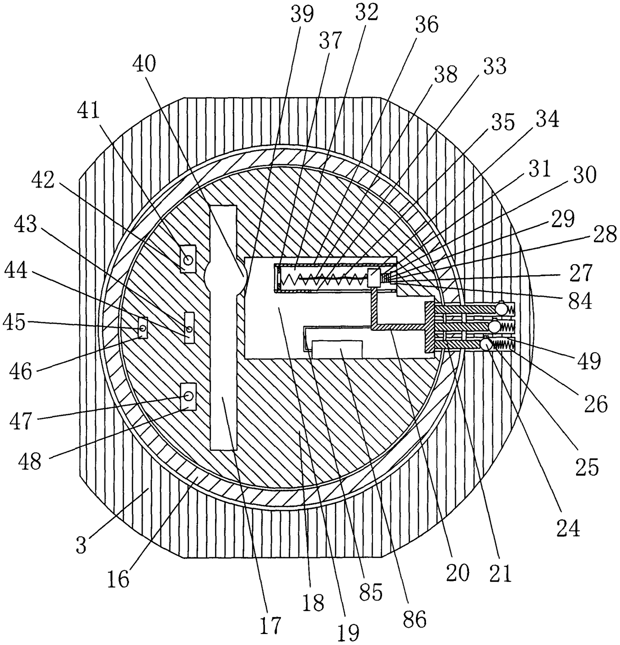 Hockey lock system that can actively lock