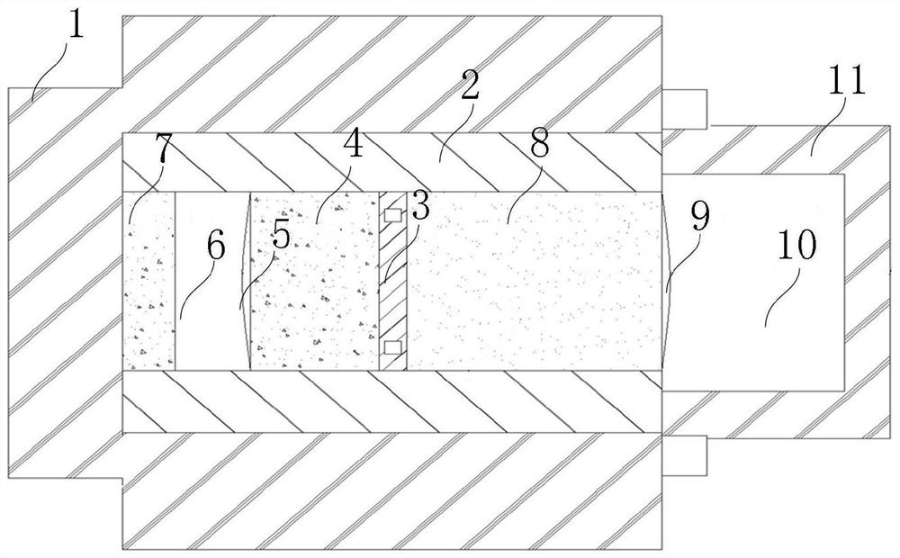 Thermal neutron reference radiation device with double radiation fields