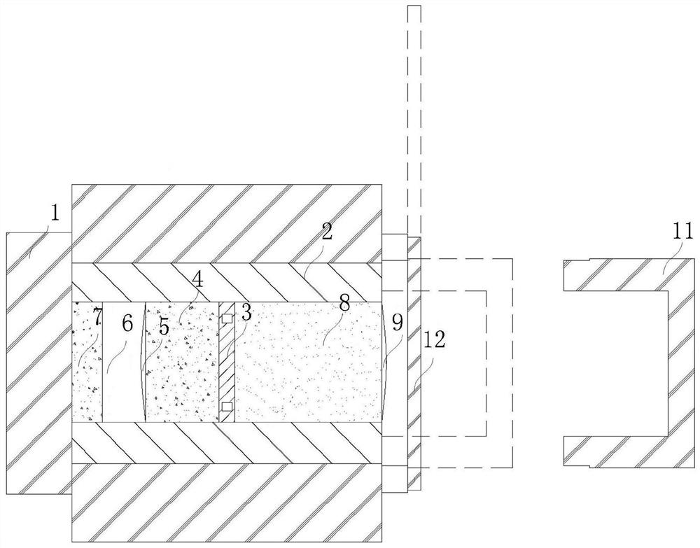 Thermal neutron reference radiation device with double radiation fields