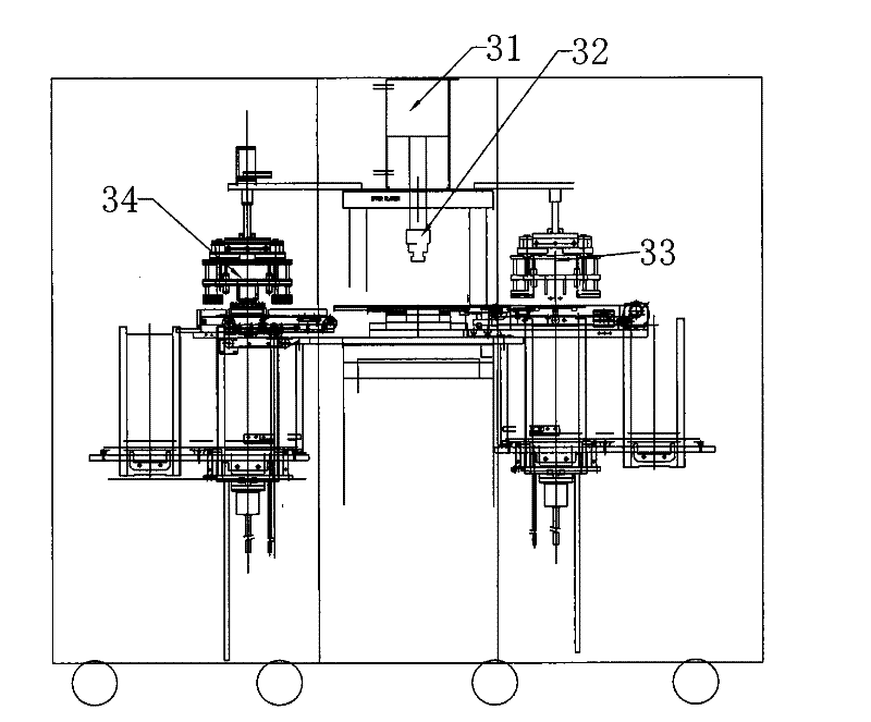 The control system of the integrated circuit rib cutting device