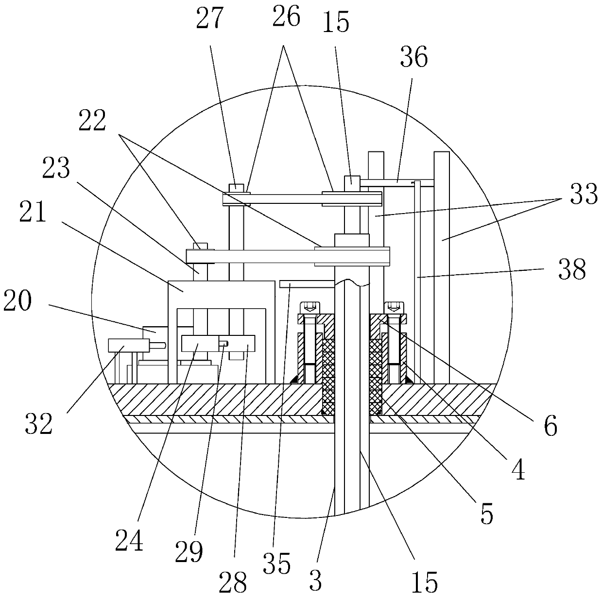 Numerically-controlled alkali solution distributor