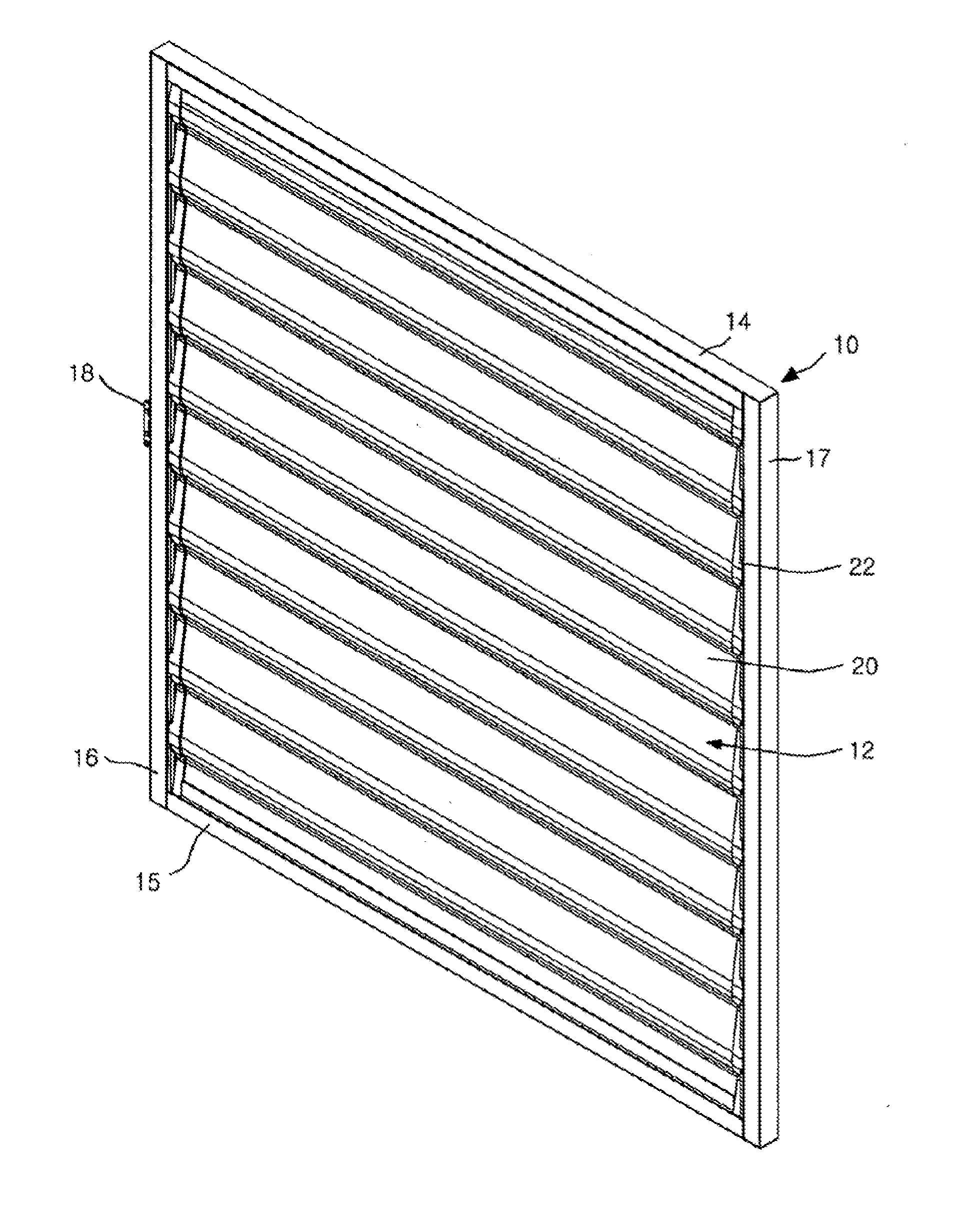 Louver module and louver system employing the same