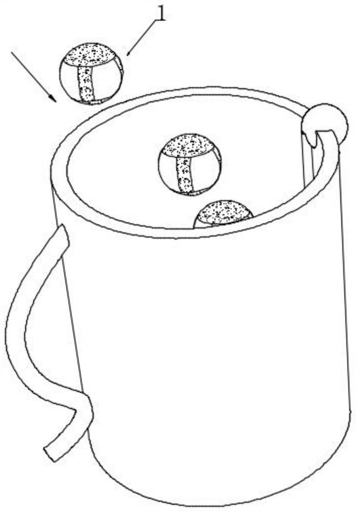 Healthy weight-losing solid beverage capable of accelerating dissolution and eating method thereof