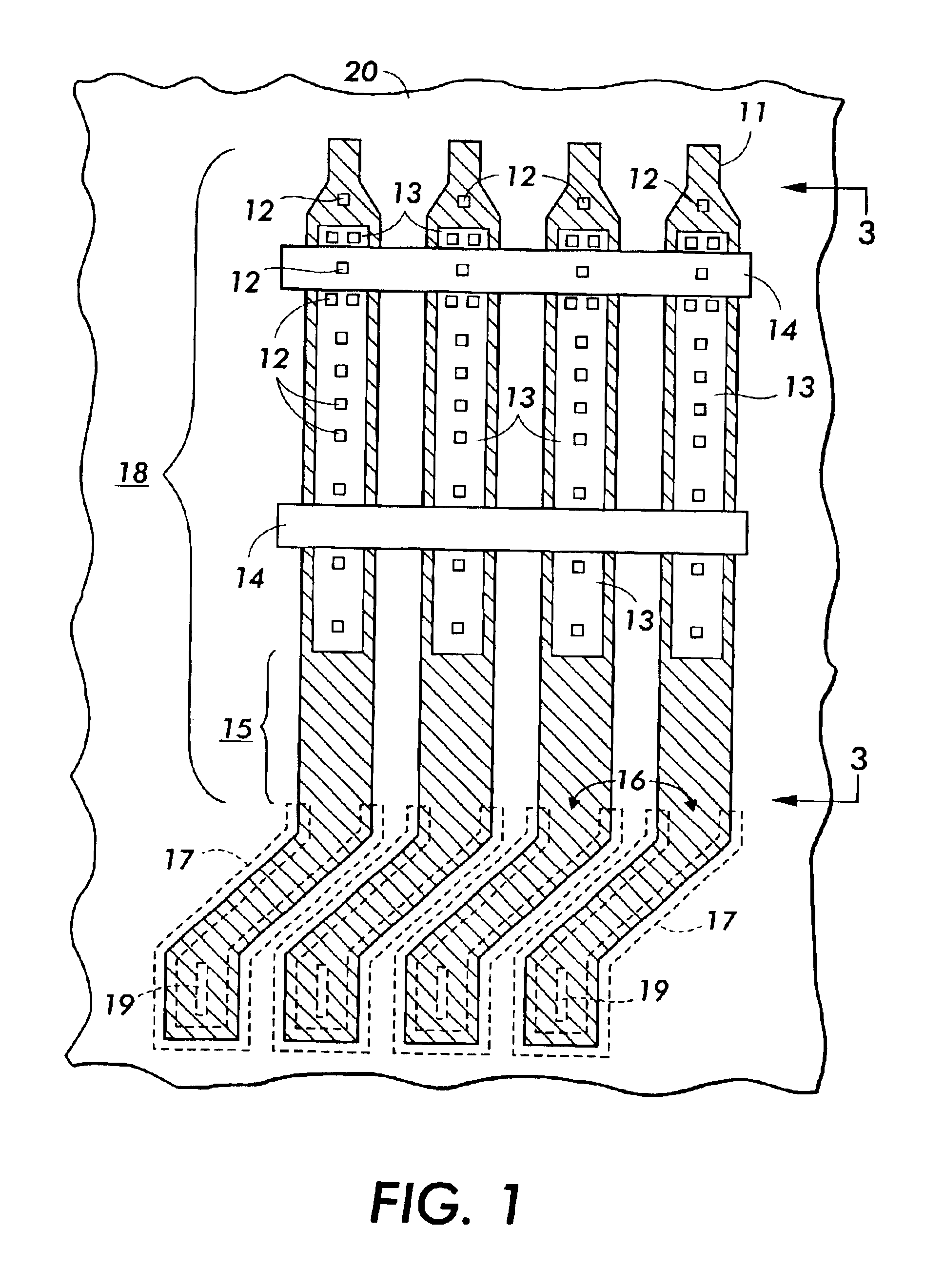 Method of forming an out-of-plane structure