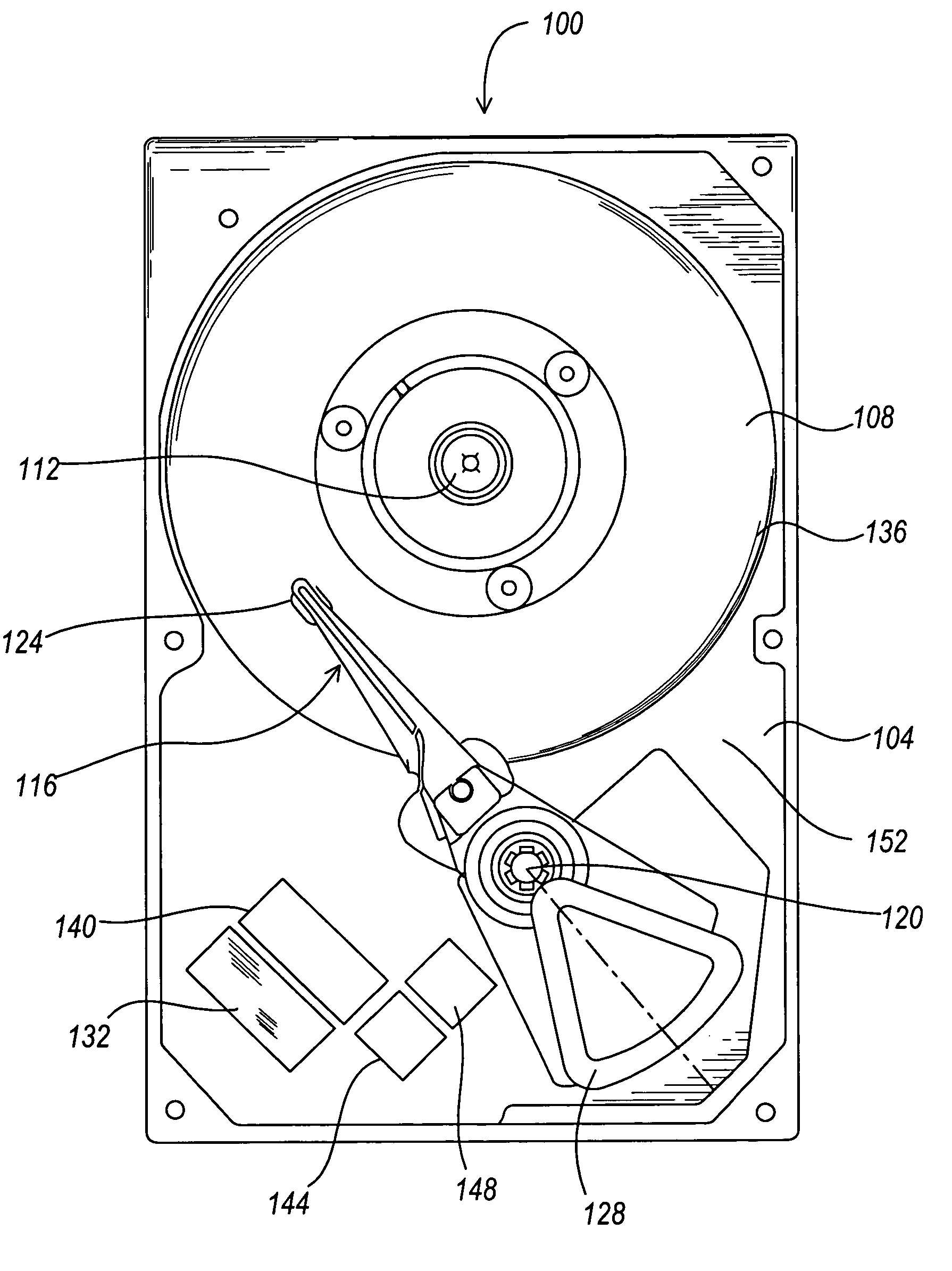 Disk drive with temperature compensation of write current