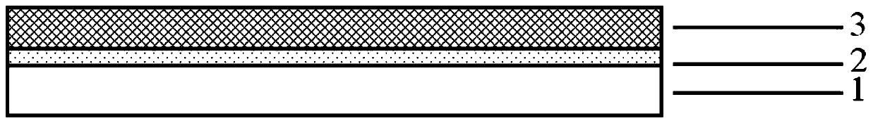 Improved glue and PET base material co-granulation type protective film and manufacturing method thereof