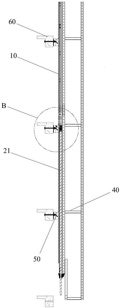 Safety protection screen for building construction